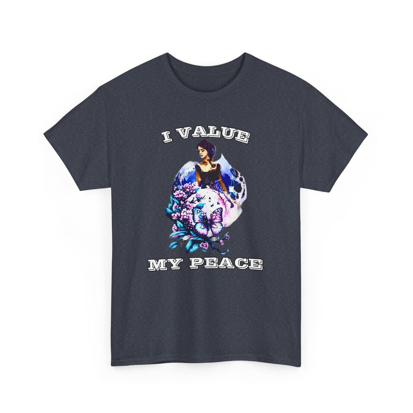 Peaceful Vibes T-Shirt, Meditation Tee, Zen Shirt, Mindfulness Top, Relaxation Apparel
