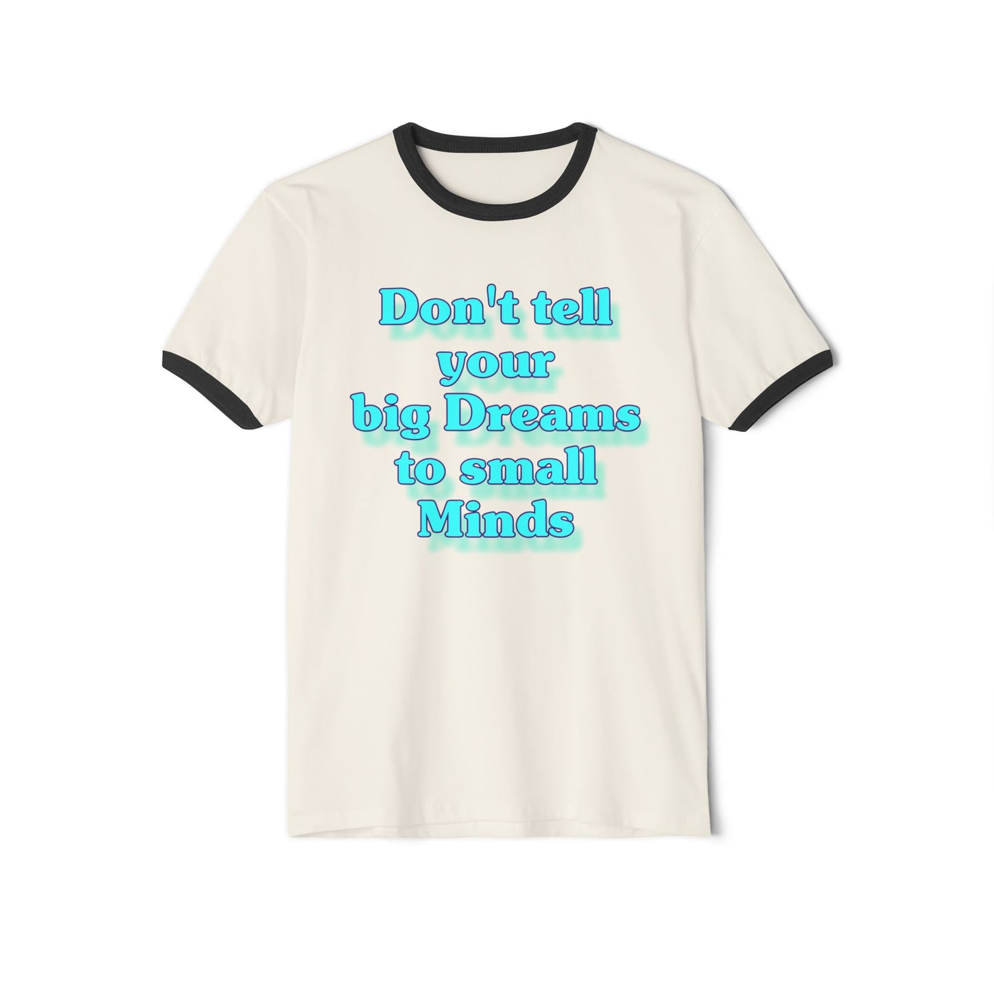 Dreams Ringer T-Shirt, Vintage Style Tee, Retro Graphic Shirt, Dreamer Gift, Unisex Tee, Cotton Tee