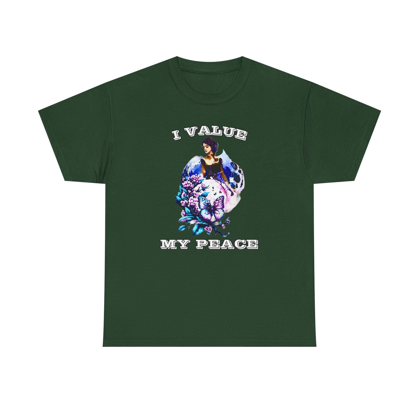 Peaceful Vibes T-Shirt, Meditation Tee, Zen Shirt, Mindfulness Top, Relaxation Apparel