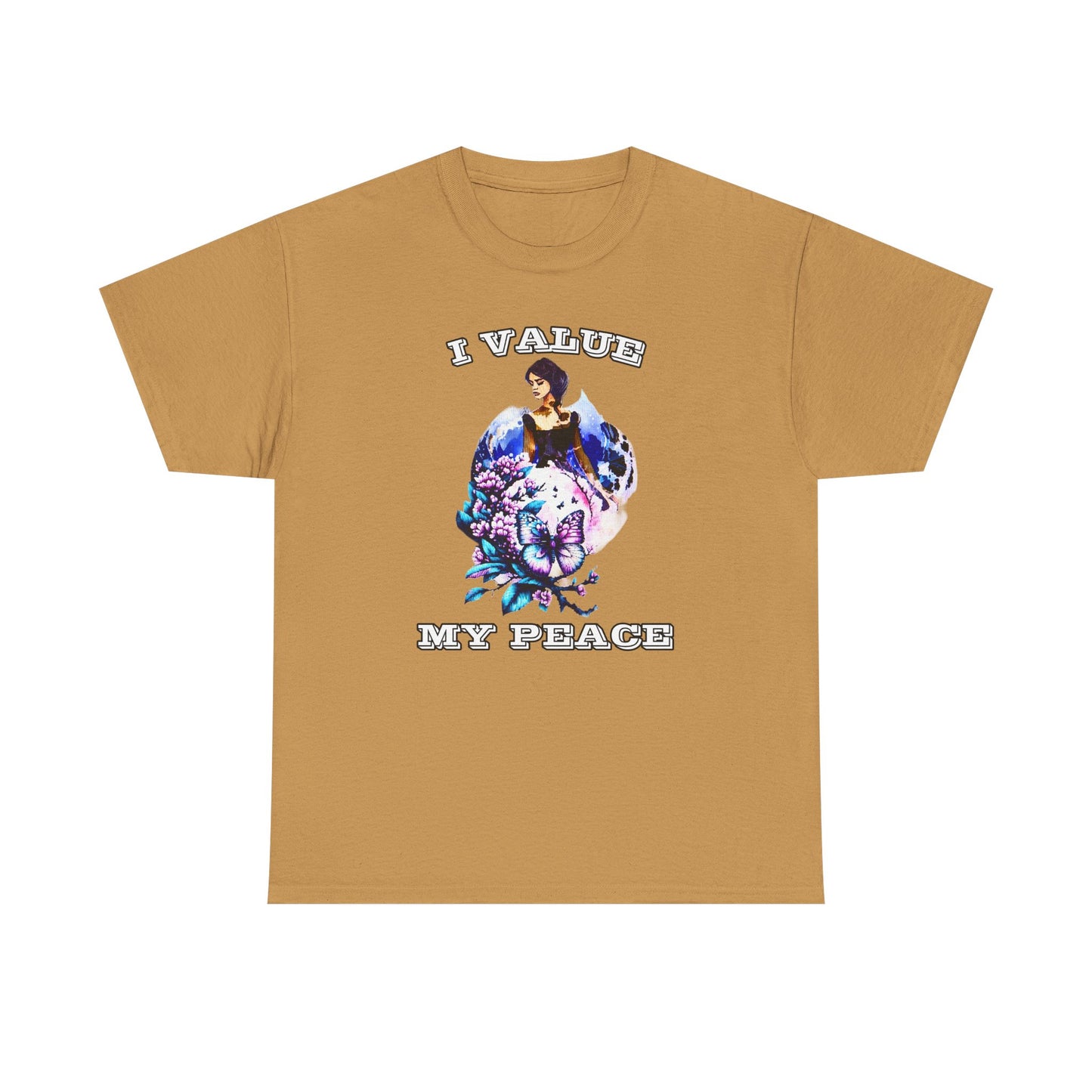 Peaceful Vibes T-Shirt, Meditation Tee, Zen Shirt, Mindfulness Top, Relaxation Apparel