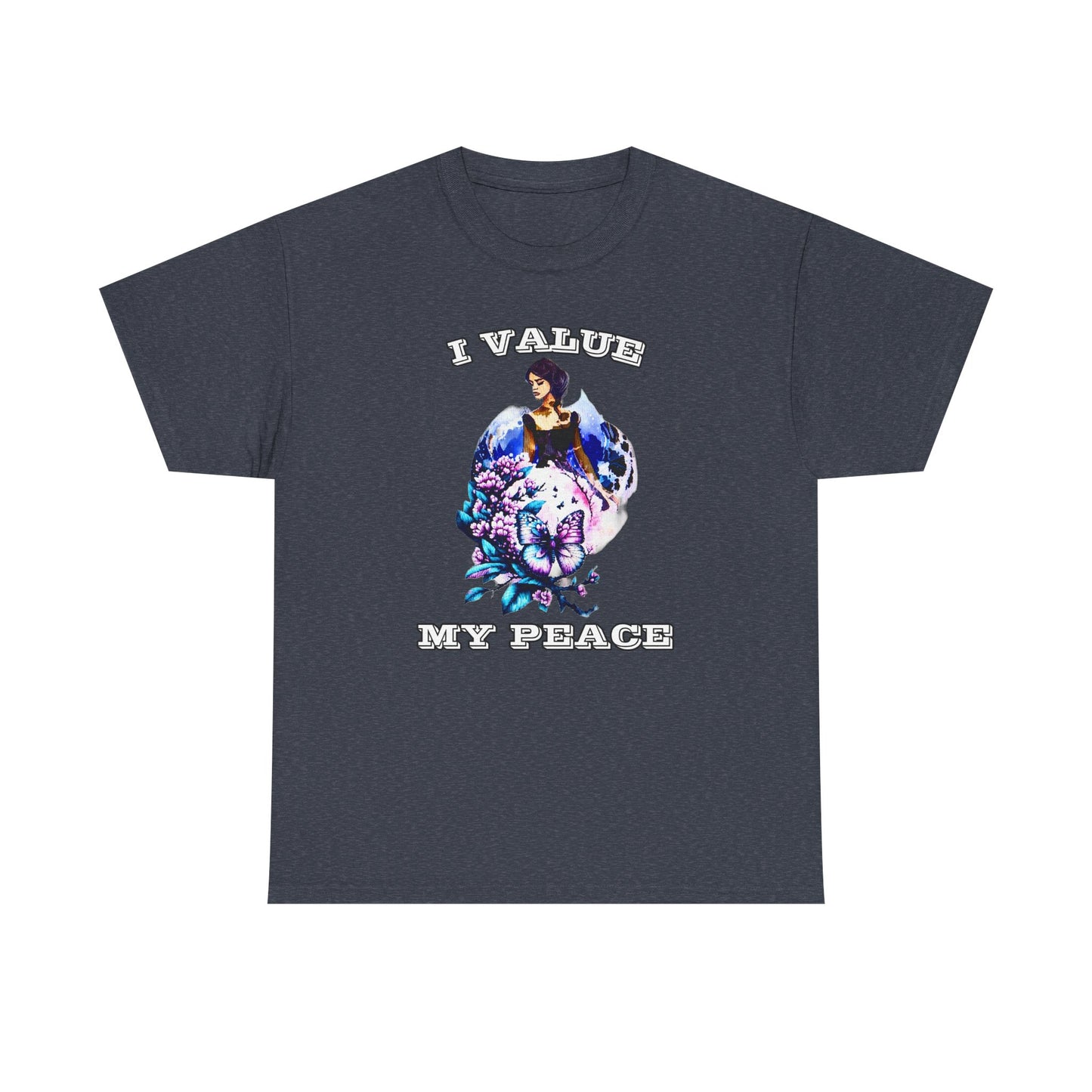 Peaceful Vibes T-Shirt, Meditation Tee, Zen Shirt, Mindfulness Top, Relaxation Apparel