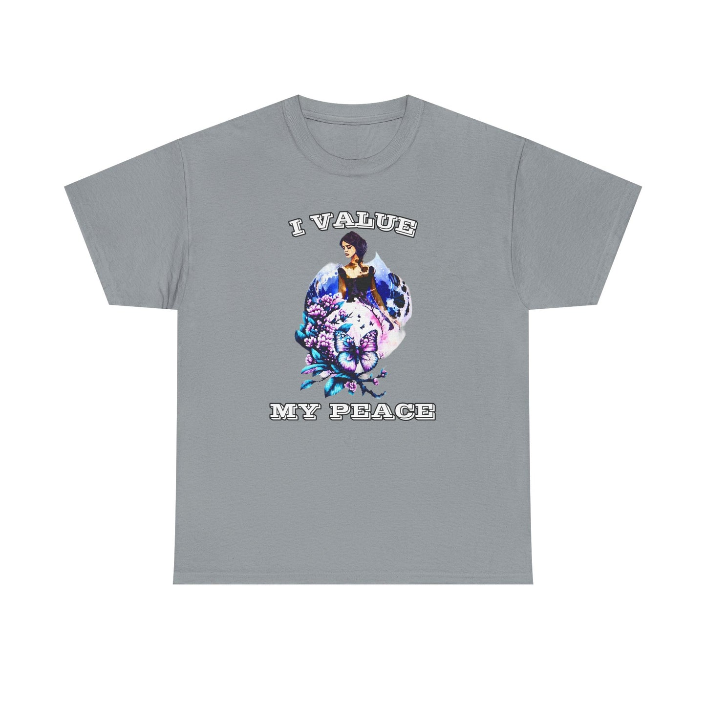 Peaceful Vibes T-Shirt, Meditation Tee, Zen Shirt, Mindfulness Top, Relaxation Apparel