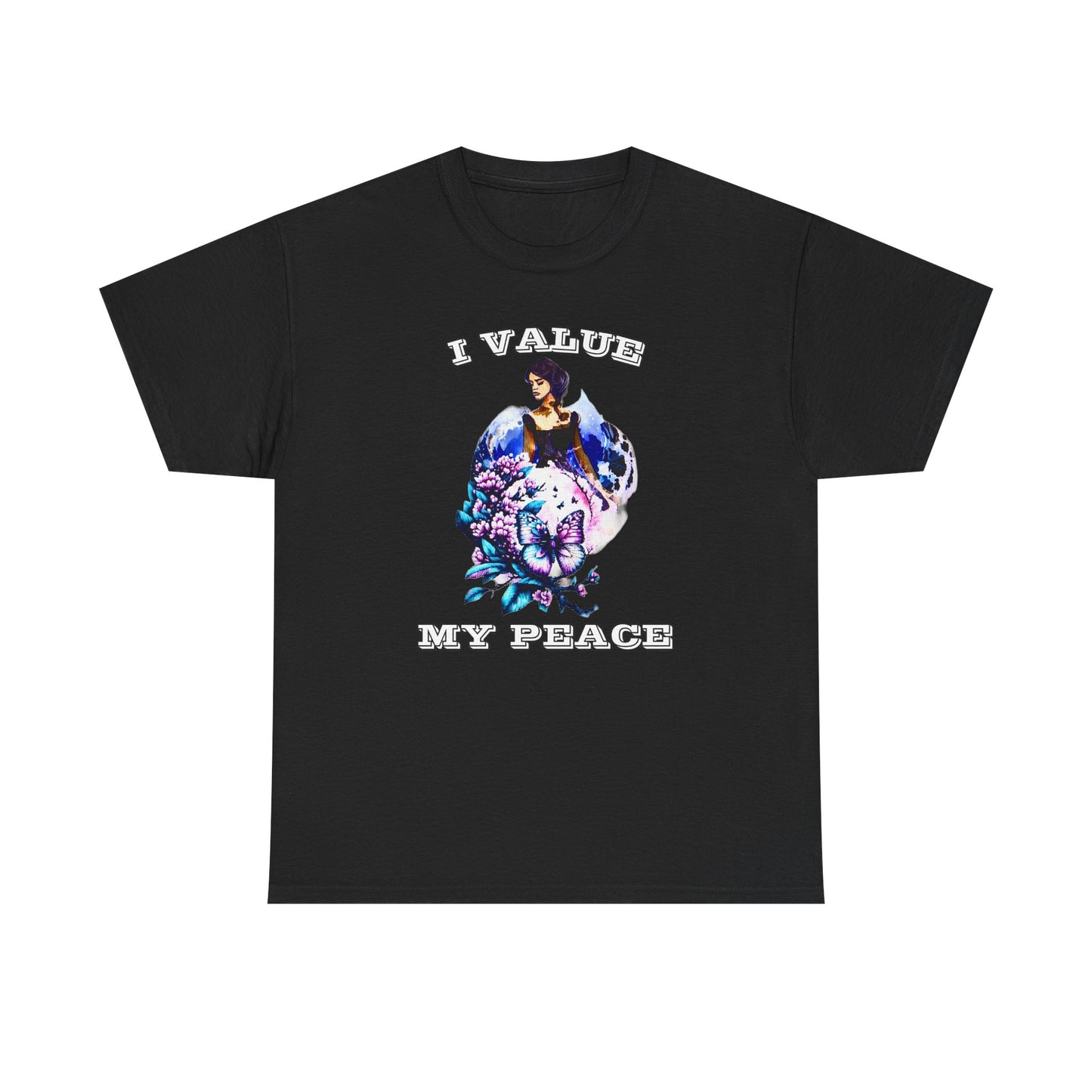 Peaceful Vibes T-Shirt, Meditation Tee, Zen Shirt, Mindfulness Top, Relaxation Apparel
