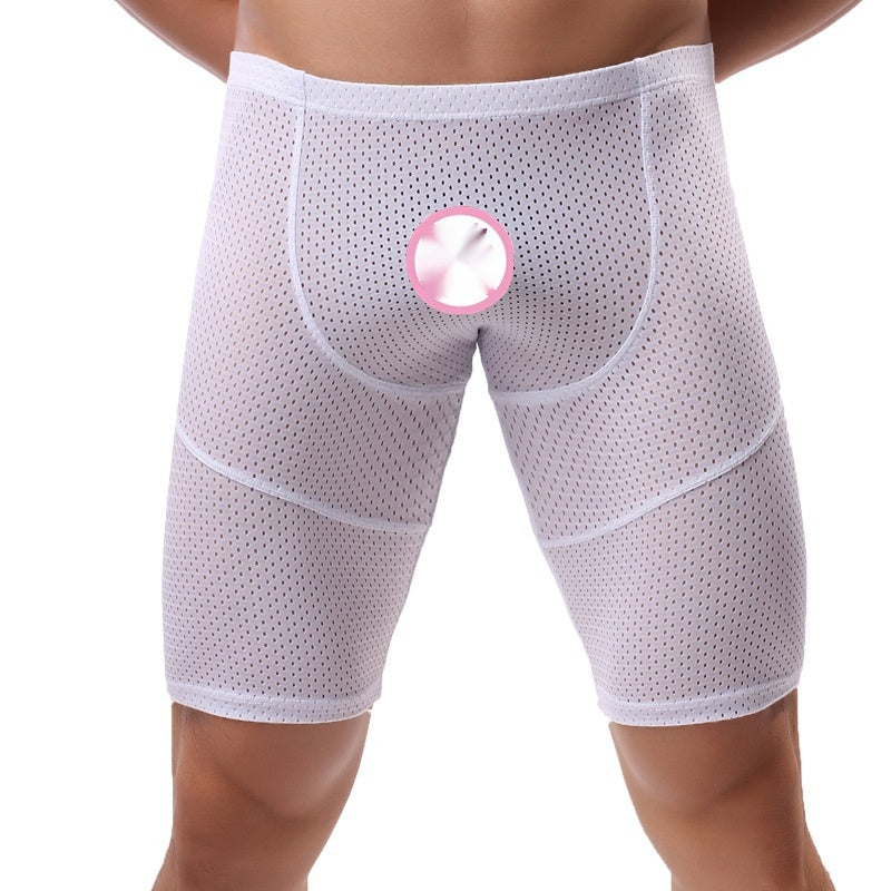 Summer Men's Breathable Mesh Style For Sports Boxers