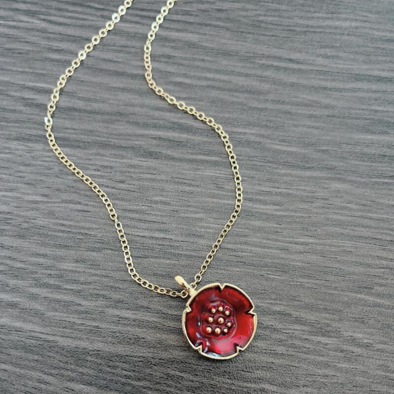 Fashion Simple Two-color Round Flower Painting Oil Earrings Graceful Earrings Women