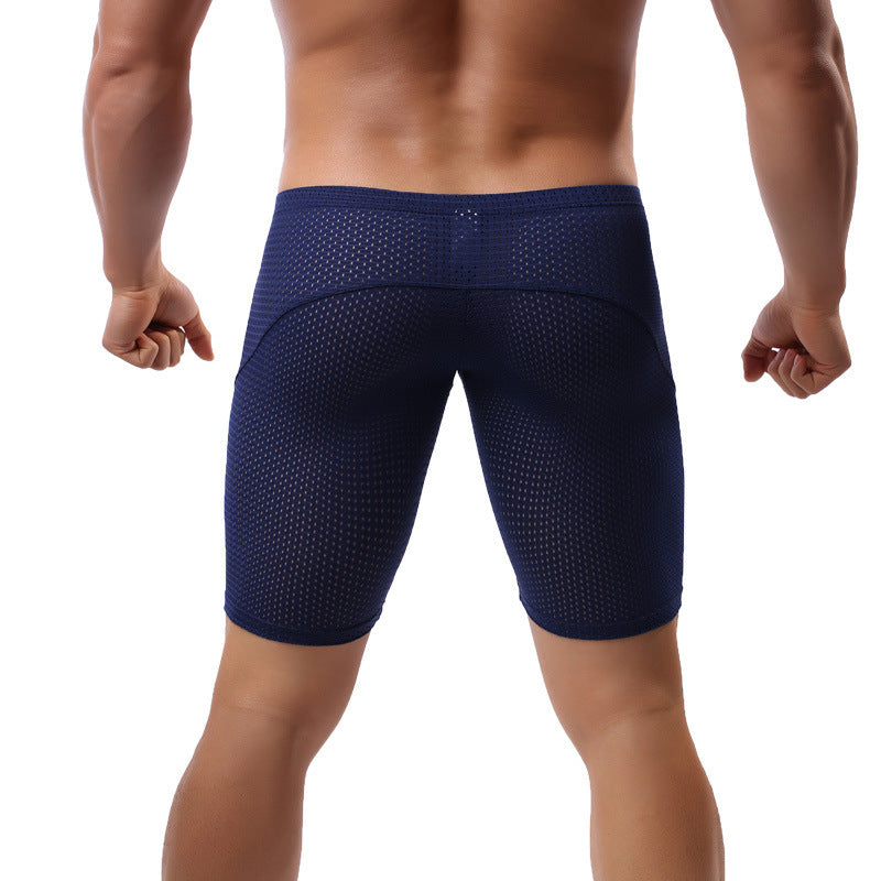 Summer Men's Breathable Mesh Style For Sports Boxers