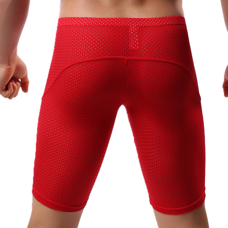 Summer Men's Breathable Mesh Style For Sports Boxers