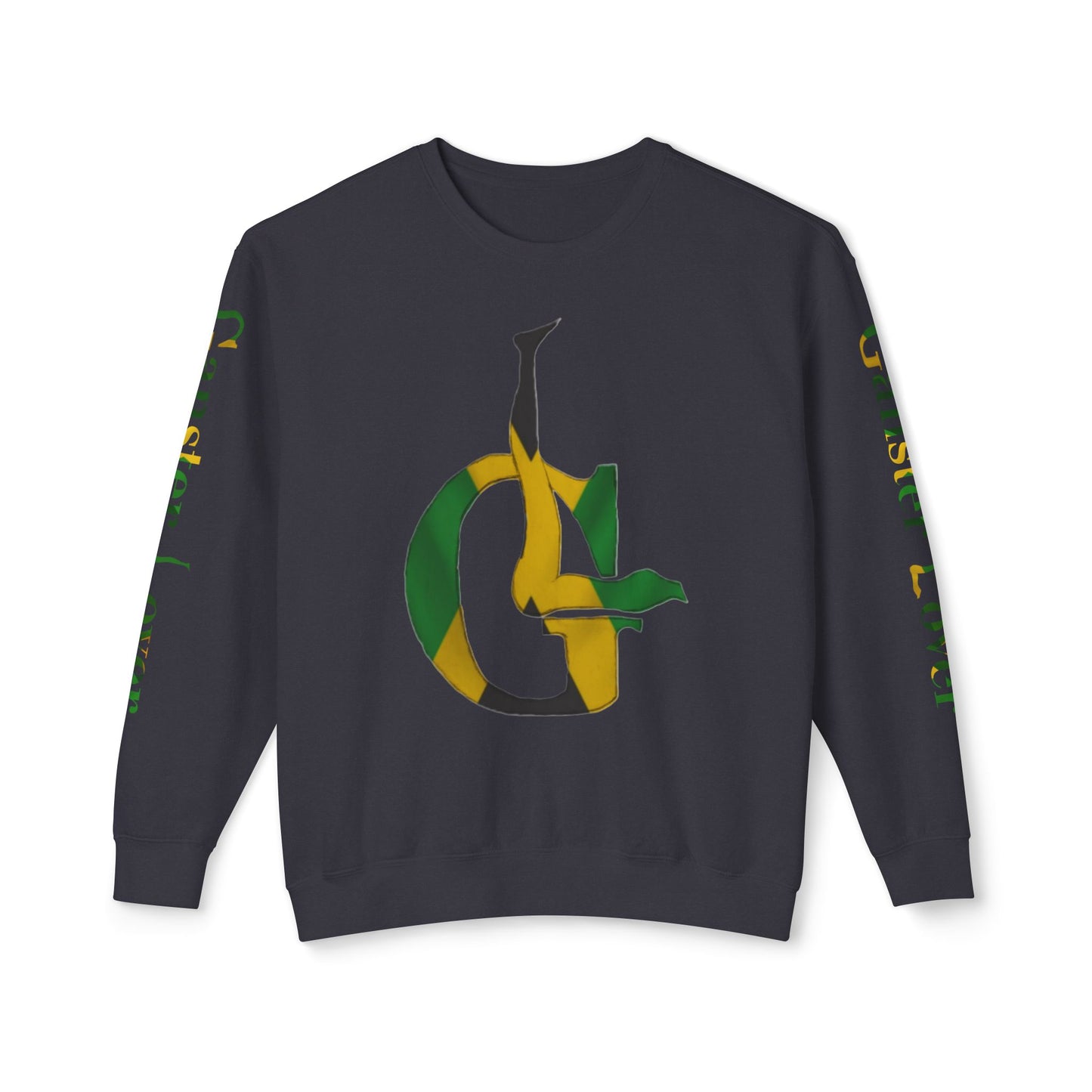 Jamaica Lightweight Sweatshirt, Tropical Crewneck Jumper, Reggae Music Clothing, Island Vibes Pullover, Caribbean Vacation Apparel