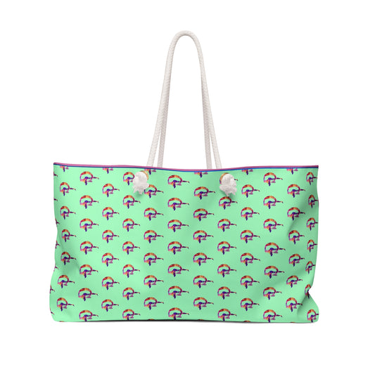 Spiritual Weekender Bag - Boho Travel Tote, Yoga Retreat Duffel, Zen Meditation Overnight Bag, Hippie Soul Gym Bag, Mindfulness Getaway