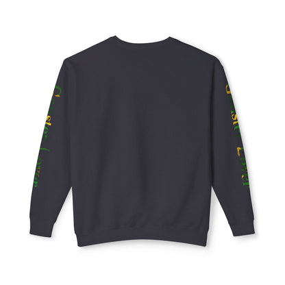 Jamaica Lightweight Sweatshirt, Tropical Crewneck Jumper, Reggae Music Clothing, Island Vibes Pullover, Caribbean Vacation Apparel
