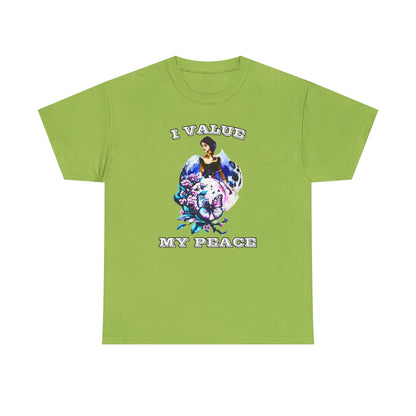 Peaceful Vibes T-Shirt, Meditation Tee, Zen Shirt, Mindfulness Top, Relaxation Apparel