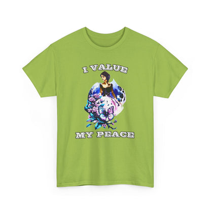 Peaceful Vibes T-Shirt, Meditation Tee, Zen Shirt, Mindfulness Top, Relaxation Apparel
