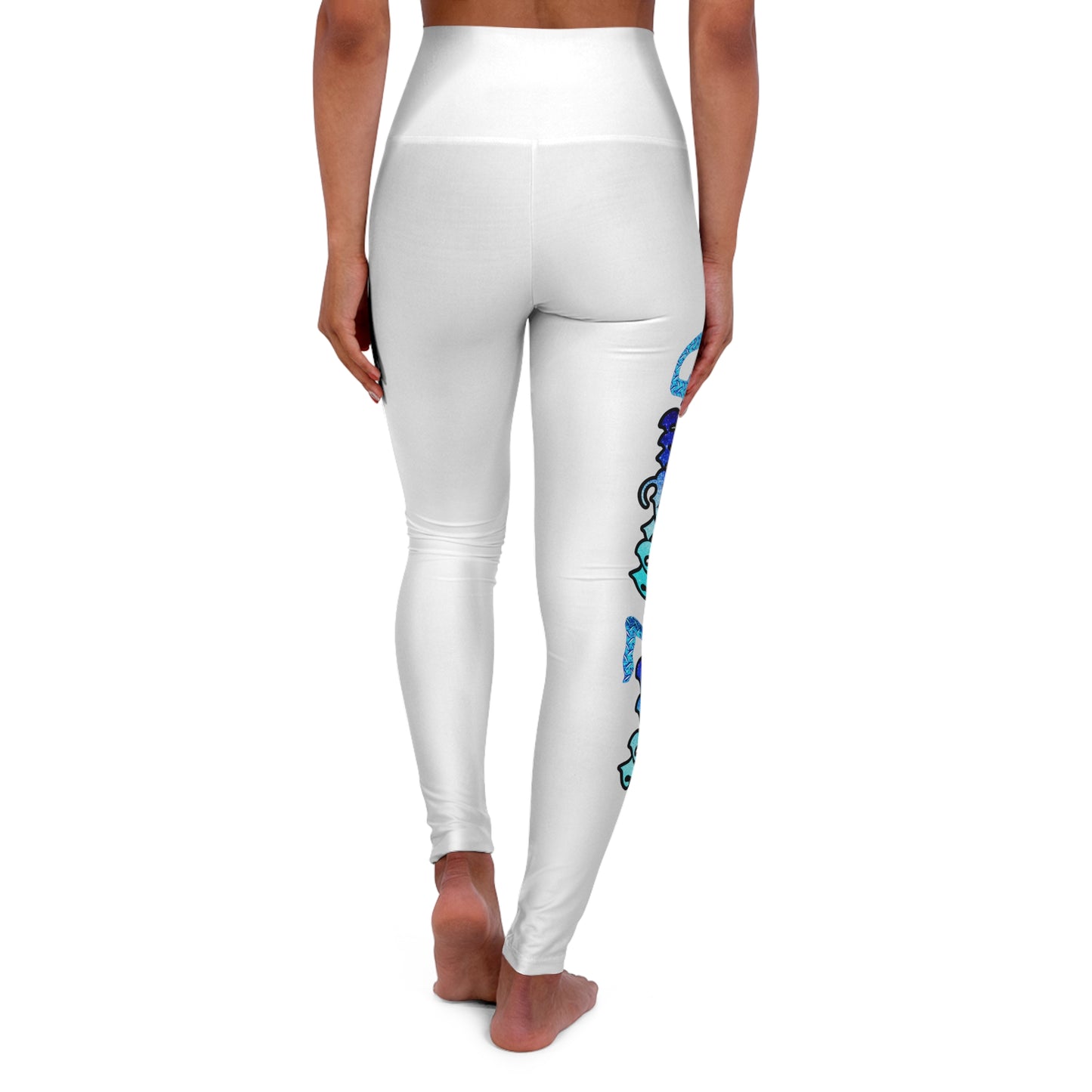 High Waisted Yoga Leggings (AOP)