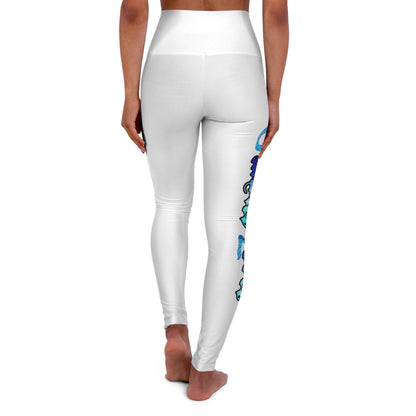 High Waisted Yoga Leggings (AOP)