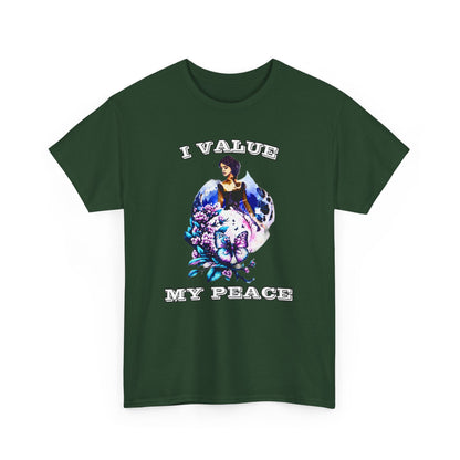 Peaceful Vibes T-Shirt, Meditation Tee, Zen Shirt, Mindfulness Top, Relaxation Apparel