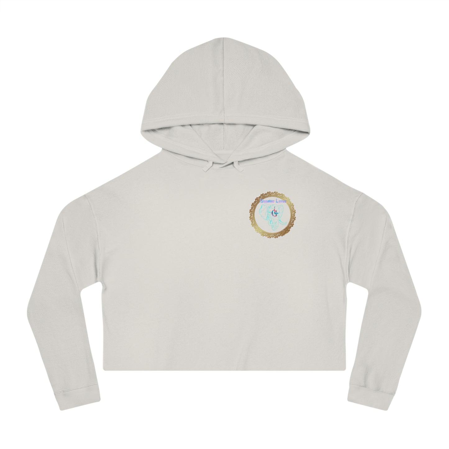 Soul Women's Cropped Hoodie Sweatshirt, Spirituality Gift for Her, Cozy Crop Top, Yoga Apparel, Mindfulness Clothing