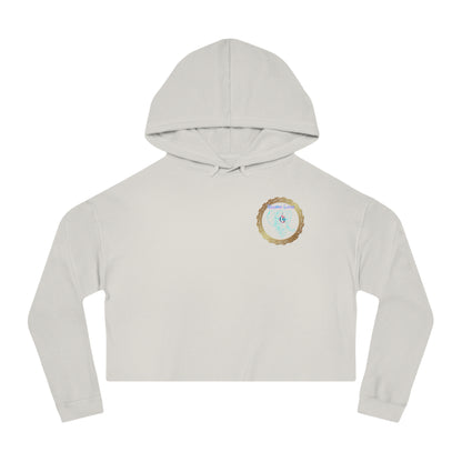 Soul Women's Cropped Hoodie Sweatshirt, Spirituality Gift for Her, Cozy Crop Top, Yoga Apparel, Mindfulness Clothing