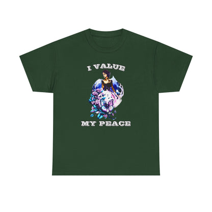 Peaceful Vibes T-Shirt, Meditation Tee, Zen Shirt, Mindfulness Top, Relaxation Apparel