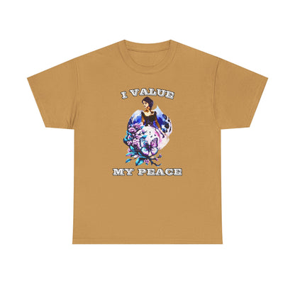 Peaceful Vibes T-Shirt, Meditation Tee, Zen Shirt, Mindfulness Top, Relaxation Apparel