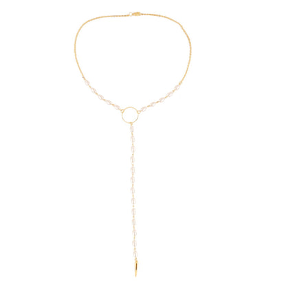 Multilayer Necklace Brooch Coin Natural Pearl Necklace