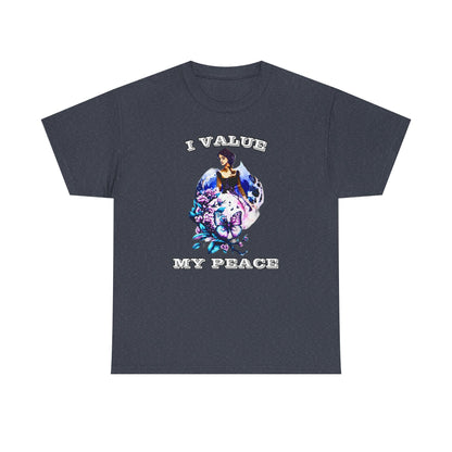 Peaceful Vibes T-Shirt, Meditation Tee, Zen Shirt, Mindfulness Top, Relaxation Apparel
