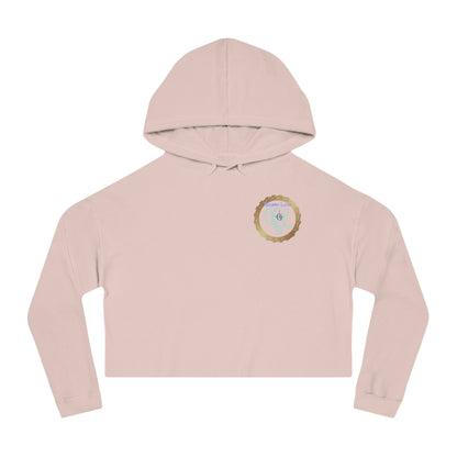 Soul Women's Cropped Hoodie Sweatshirt, Spirituality Gift for Her, Cozy Crop Top, Yoga Apparel, Mindfulness Clothing