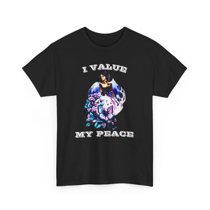 Peaceful Vibes T-Shirt, Meditation Tee, Zen Shirt, Mindfulness Top, Relaxation Apparel