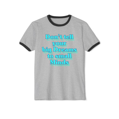 Dreams Ringer T-Shirt, Vintage Style Tee, Retro Graphic Shirt, Dreamer Gift, Unisex Tee, Cotton Tee