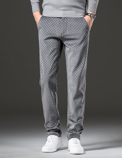 Core Velvet Casual Straight Pants Men