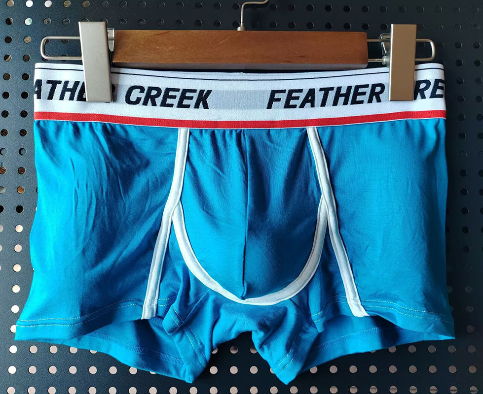 Men's U-shaped Bag Underwear Solid Color Boxers