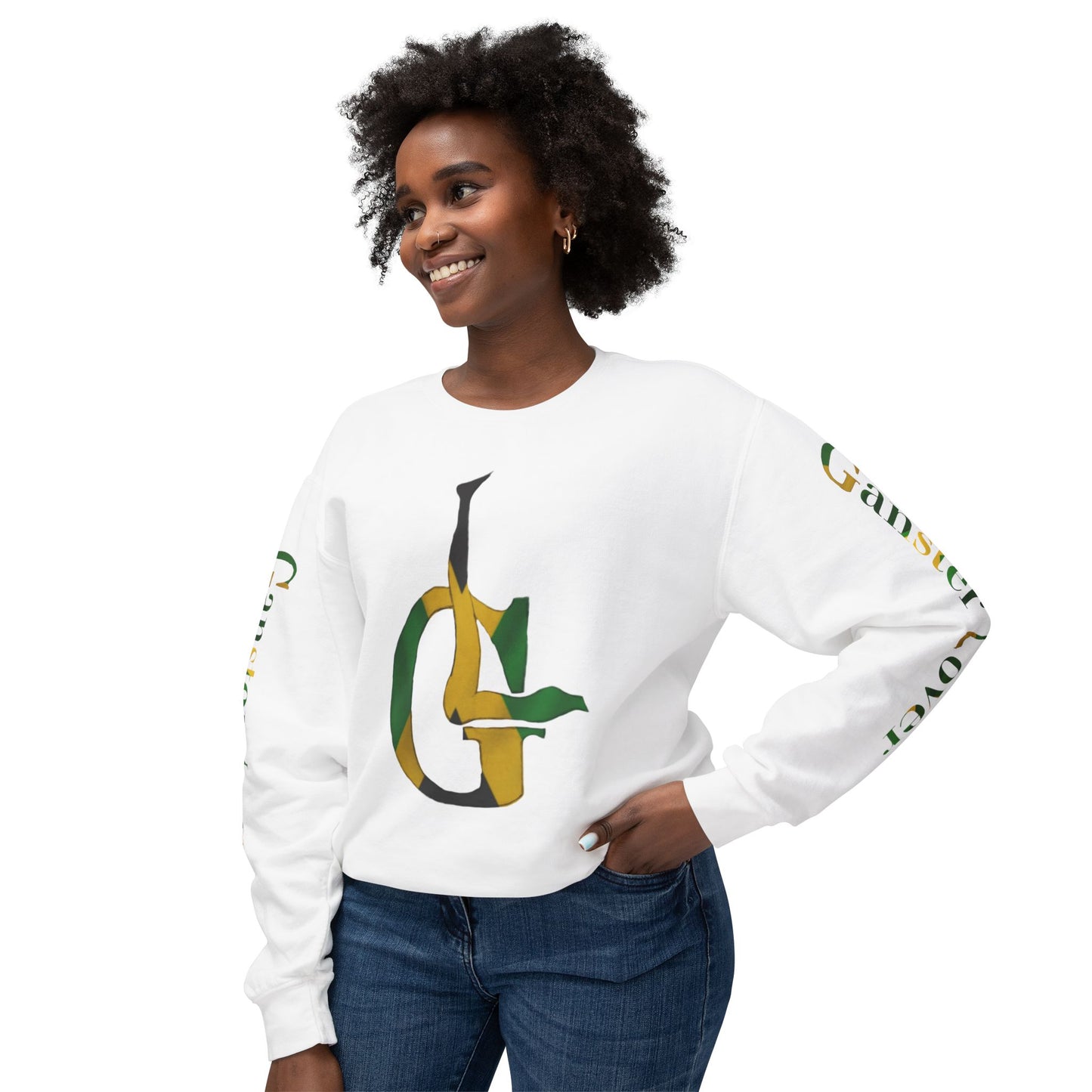 Jamaica Lightweight Sweatshirt, Tropical Crewneck Jumper, Reggae Music Clothing, Island Vibes Pullover, Caribbean Vacation Apparel