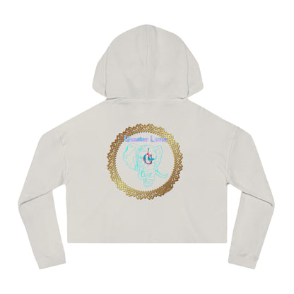 Soul Women's Cropped Hoodie Sweatshirt, Spirituality Gift for Her, Cozy Crop Top, Yoga Apparel, Mindfulness Clothing