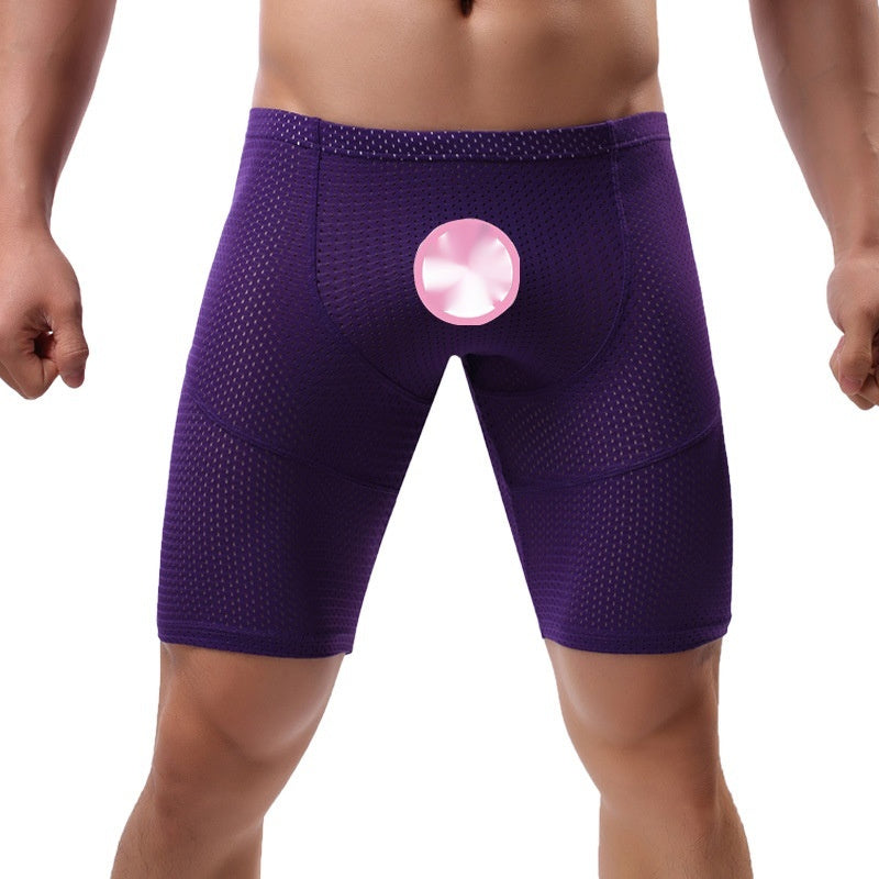 Summer Men's Breathable Mesh Style For Sports Boxers