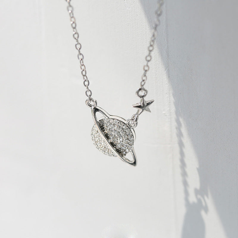 Planet star necklace