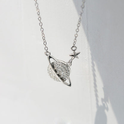 Planet star necklace