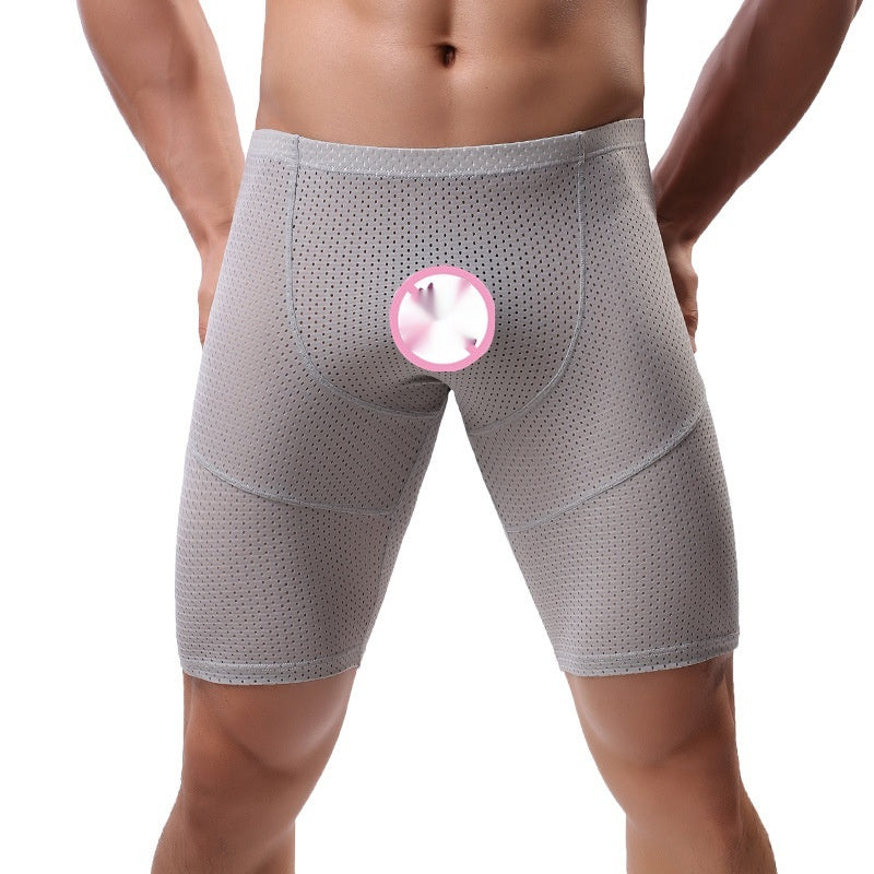 Summer Men's Breathable Mesh Style For Sports Boxers