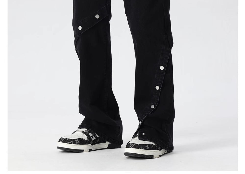 Fashion Wide-leg Skinny Jeans For Men