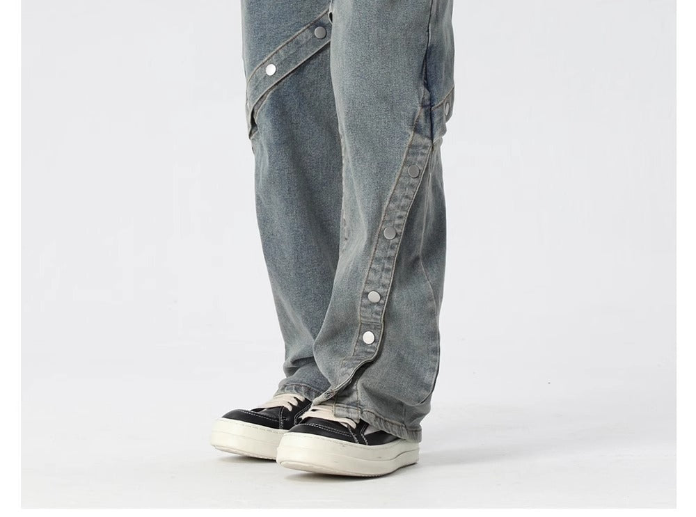 Fashion Wide-leg Skinny Jeans For Men