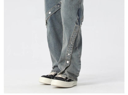 Fashion Wide-leg Skinny Jeans For Men