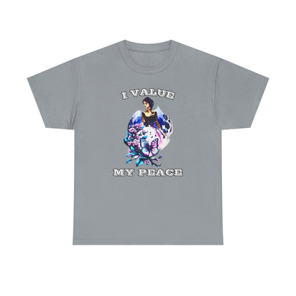 Peaceful Vibes T-Shirt, Meditation Tee, Zen Shirt, Mindfulness Top, Relaxation Apparel