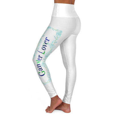 High Waisted Yoga Leggings (AOP)