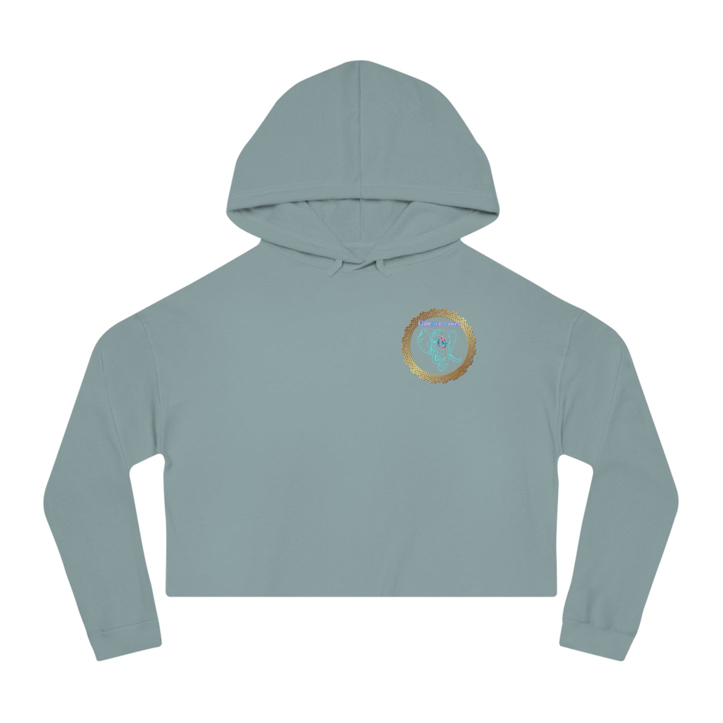 Soul Women's Cropped Hoodie Sweatshirt, Spirituality Gift for Her, Cozy Crop Top, Yoga Apparel, Mindfulness Clothing