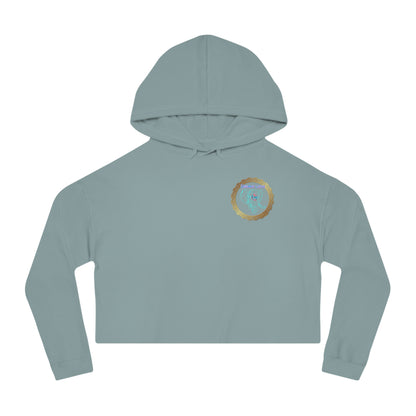 Soul Women's Cropped Hoodie Sweatshirt, Spirituality Gift for Her, Cozy Crop Top, Yoga Apparel, Mindfulness Clothing