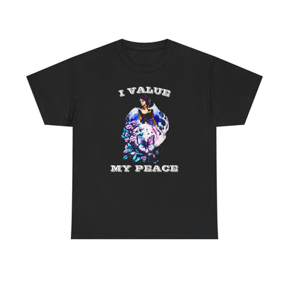 Peaceful Vibes T-Shirt, Meditation Tee, Zen Shirt, Mindfulness Top, Relaxation Apparel