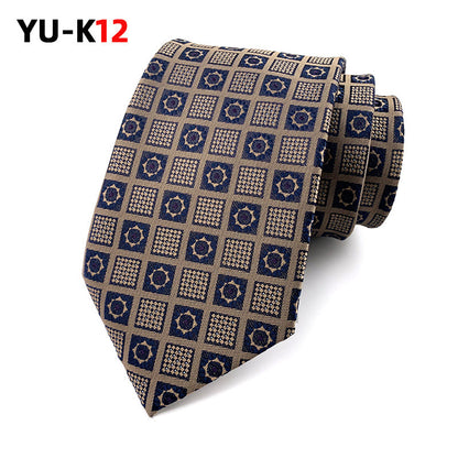 Vintage Brown Tie Men's Fashion Tailored Suit Tie