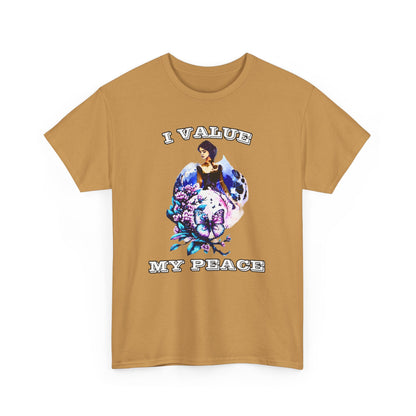 Peaceful Vibes T-Shirt, Meditation Tee, Zen Shirt, Mindfulness Top, Relaxation Apparel