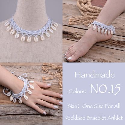 Hawaiian Style Casual Necklace Handmade Shell Clavicle Necklace