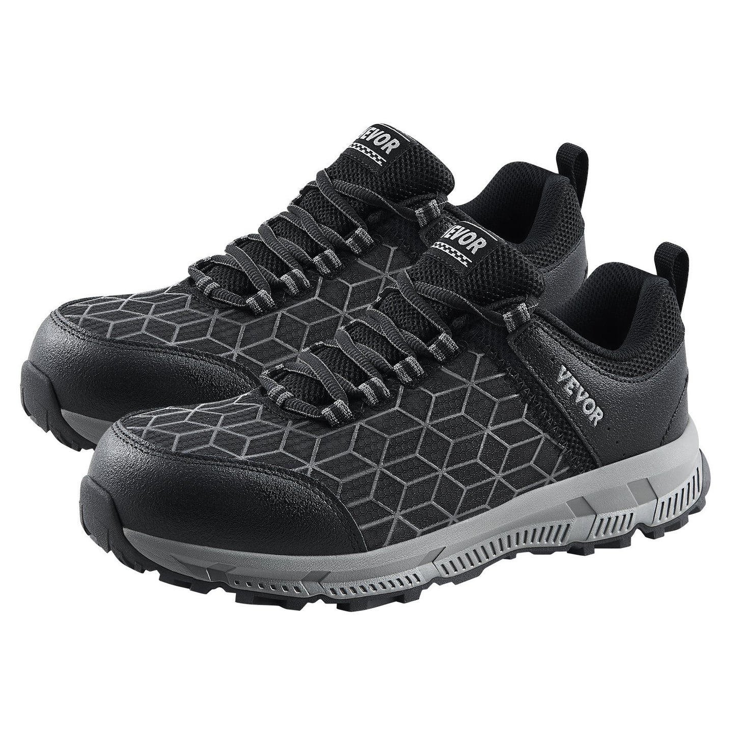 Steel Toe Shoes For Men US Size 11 Wide Athletic Work Shoe Sneakers Black