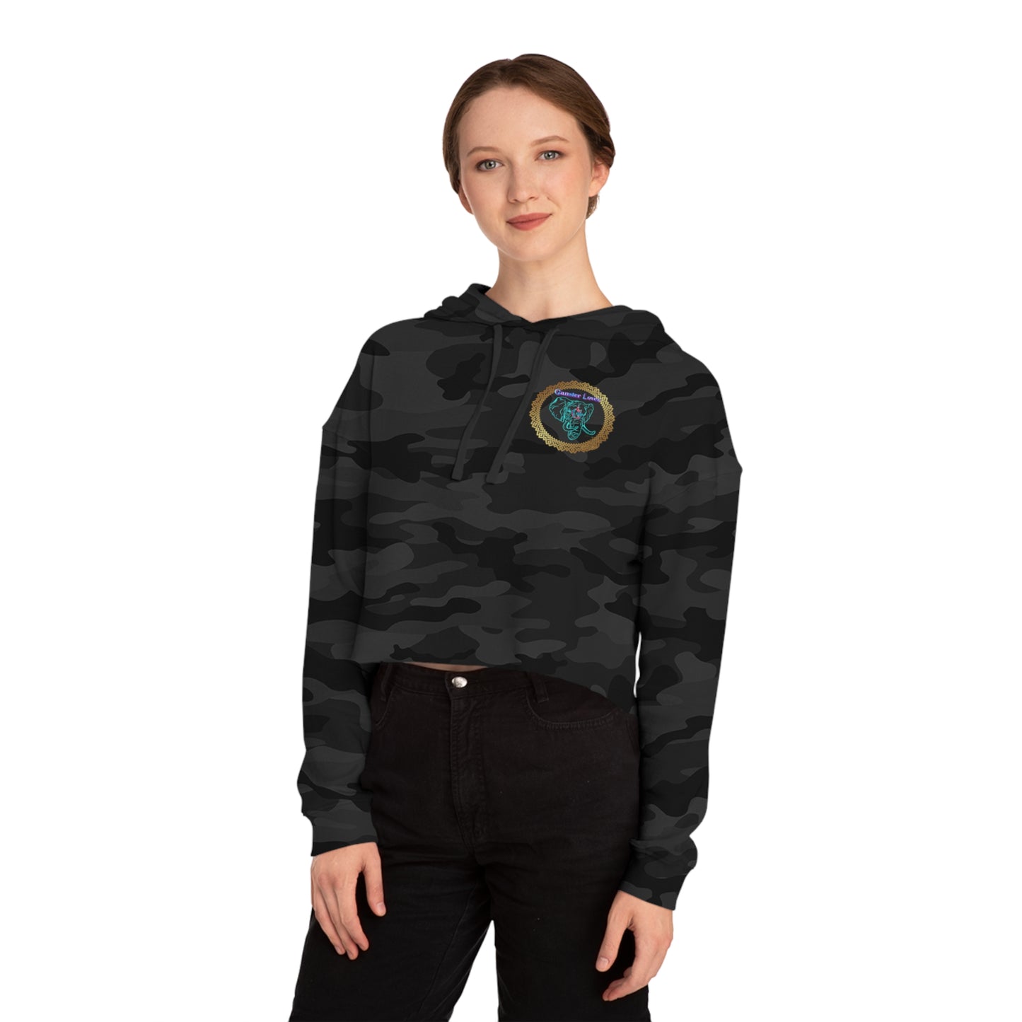 Soul Women's Cropped Hoodie Sweatshirt, Spirituality Gift for Her, Cozy Crop Top, Yoga Apparel, Mindfulness Clothing