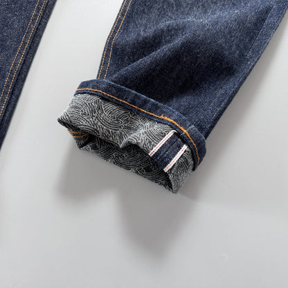 Personality Slim Fit Straight Long Jeans Men
